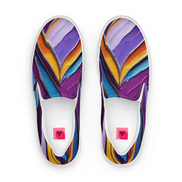 Women’s slip-on canvas shoes. BRIGHT ART