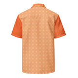 Men's button down shirt - ORANGE SWIRL