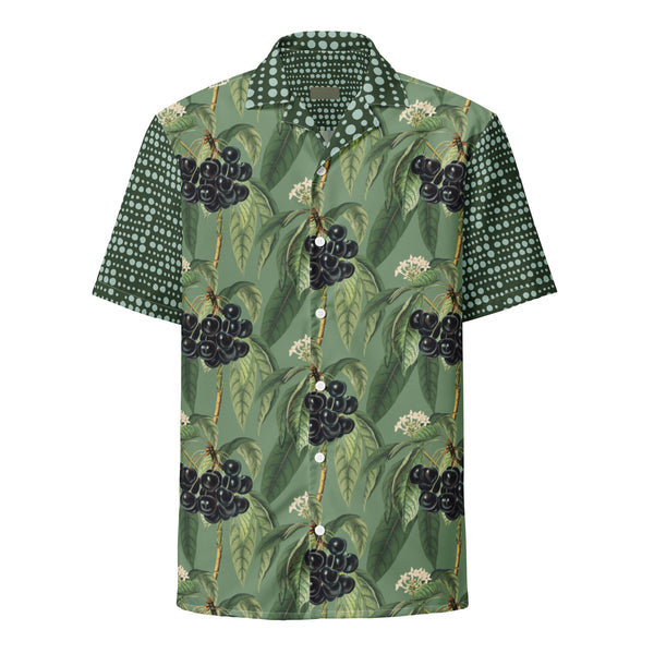 Men's button down shirt - OLIVE GREEN