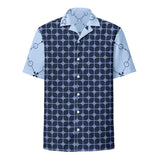 Men's button down shirt - BLUE ARROWS