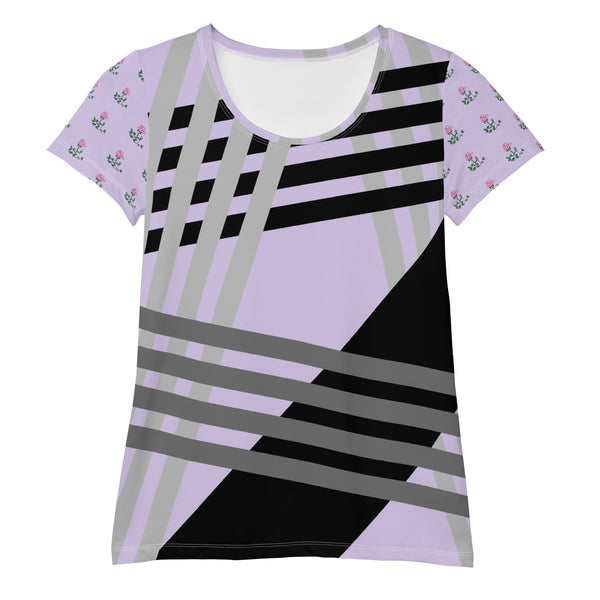 All-Over Print Women's Athletic T-shirt "CHRIS CROSS"