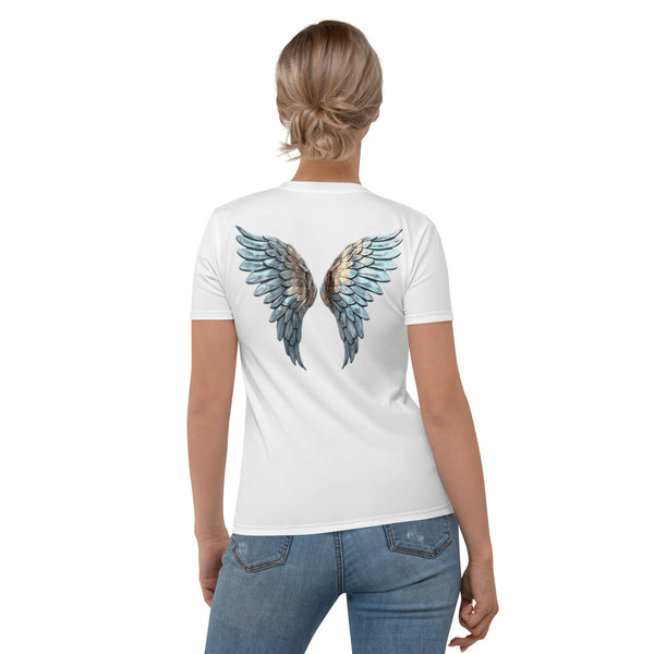 Women's cotton polyester T-shirt "ANGEL WINGS"