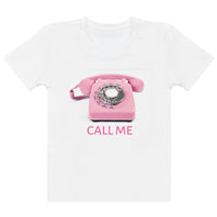 Women's T-shirt - PINK PHONE - call me