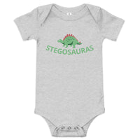 100% cotton one-piece Baby Onesie - STEGOSAURAS