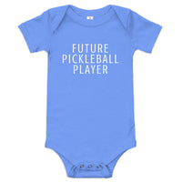 100% cotton one-piece Baby Onesie "FUTURE PICKLE BALL PLAYER"