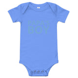 Baby short sleeve onesie "PAPA'S BOY"