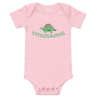 100% cotton one-piece Baby Onesie - STEGOSAURAS