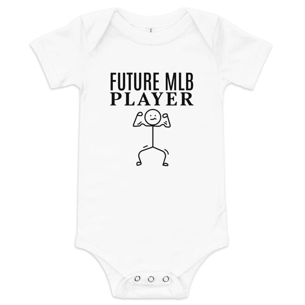 100% cotton Onesie "FUTURE MLB PLAYER"