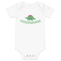 100% cotton one-piece Baby Onesie - STEGOSAURAS