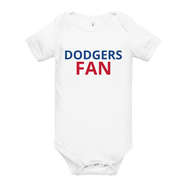 Baby Onesie "DODGERS FAN"