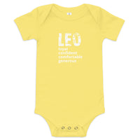 100% cotton one-piece Baby Onesie "LEO"