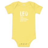 100% cotton one-piece Baby Onesie "LEO"