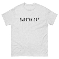 100% cotton men's classic tee "EMPATHY GAP"