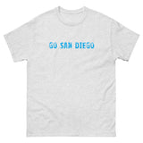 100% cotton men's classic tee "GO SAN DIEGO"