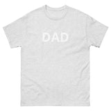 100% cotton classic tee with a more structured look...trendy! "DAD"