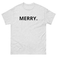 100% cotton classic tee  "MERRY"