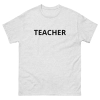 100% cotton classic tee "TEACHER"