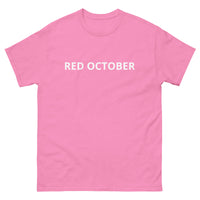 100% cotton tee  "OCTOBER"