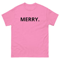 100% cotton classic tee  "MERRY"