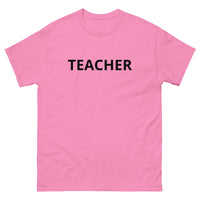 100% cotton classic tee "TEACHER"