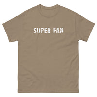 100% cotton classic tee "SUPER FAN"