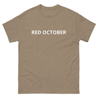 100% cotton tee  "OCTOBER"