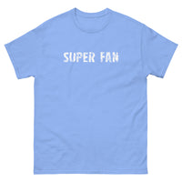 100% cotton classic tee "SUPER FAN"