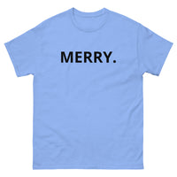 100% cotton classic tee  "MERRY"