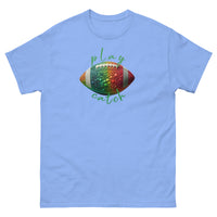 100% cotton classic tee "PLAY CATCH"