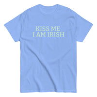 100% cotton classic tee "KISS ME I'M IRISH"