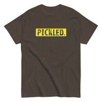 100% cotton classic tee. "PICKLED."