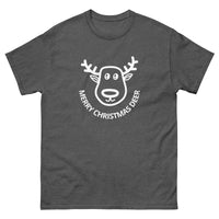 100% cotton classic tee "MERRY CHRISTMAS DEER"