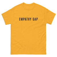 100% cotton men's classic tee "EMPATHY GAP"