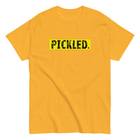 100% cotton classic tee. "PICKLED."