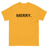 100% cotton classic tee  "MERRY"