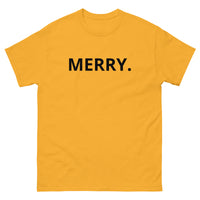 100% cotton classic tee  "MERRY"