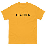 100% cotton classic tee "TEACHER"