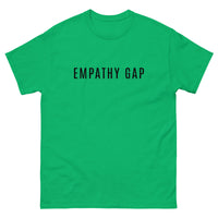 100% cotton men's classic tee "EMPATHY GAP"