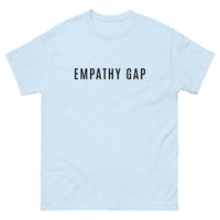 100% cotton men's classic tee "EMPATHY GAP"