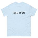 100% cotton men's classic tee "EMPATHY GAP"