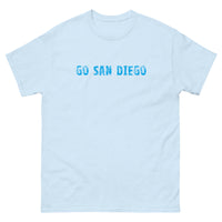 100% cotton men's classic tee "GO SAN DIEGO"