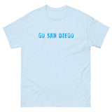 100% cotton men's classic tee "GO SAN DIEGO"