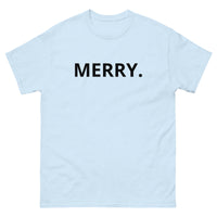 100% cotton classic tee  "MERRY"