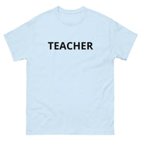 100% cotton classic tee "TEACHER"