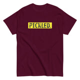 100% cotton classic tee. "PICKLED."