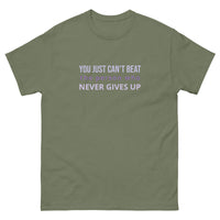 100% cotton t-shirt  "YOU JUST CAN'T BEAT THE...