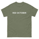 100% cotton tee  "OCTOBER"