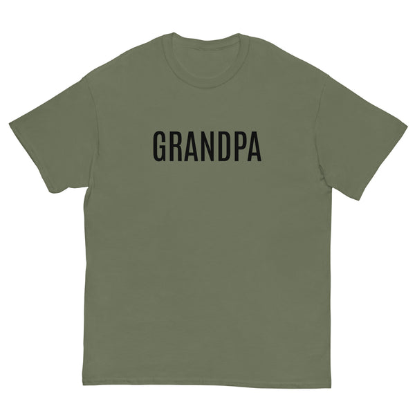 100% cotton classic tee "Grandpa's Here"