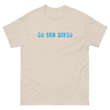 100% cotton men's classic tee "GO SAN DIEGO"