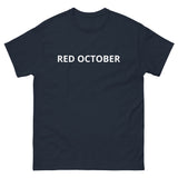 100% cotton tee  "OCTOBER"